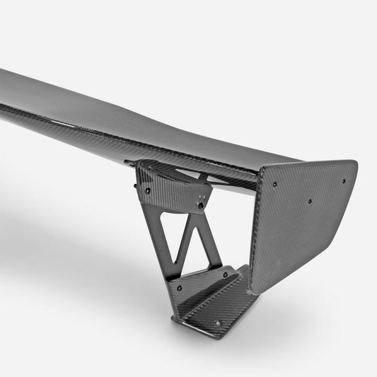 Honda Civic Type-R FK8 2017 2018 2019 2020 2021 & Civic 10th Gen FK7 2017 2018 2019 2020 2021 with Aftermarket Parts - VTX2X Style Rear GT Spoiler Carbon Fiber / FRP from EPR USA