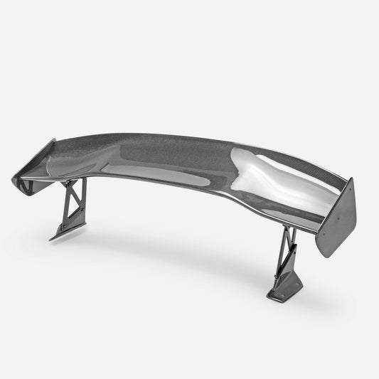 Honda Civic Type-R FK8 2017 2018 2019 2020 2021 & Civic 10th Gen FK7 2017 2018 2019 2020 2021 with Aftermarket Parts - VTX2X Style Rear GT Spoiler Carbon Fiber / FRP from EPR USA