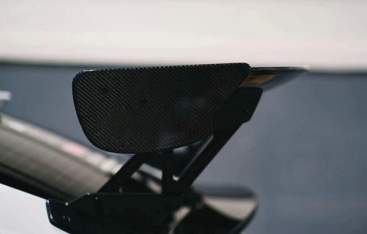 Honda Civic Type-R FK8 2017 2018 2019 2020 2021 & Civic 10th Gen FK7 2017 2018 2019 2020 2021 with Aftermarket Parts - JS Style Rear GT Spoiler Carbon Fiber / FRP from EPR USA