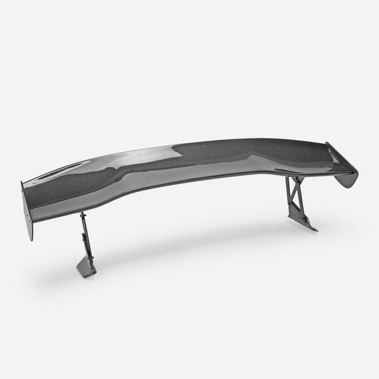 Honda Civic Type-R FK8 2017 2018 2019 2020 2021 & Civic 10th Gen FK7 2017 2018 2019 2020 2021 with Aftermarket Parts - JS Style Rear GT Spoiler Carbon Fiber / FRP from EPR USA