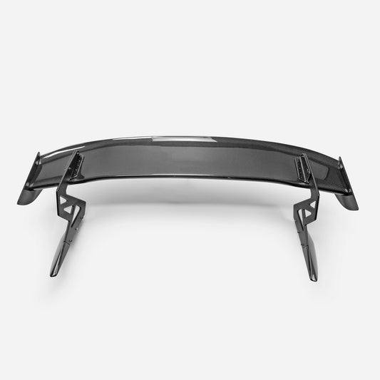 Honda Civic Type-R FK8 2017 2018 2019 2020 2021 & Civic 10th Gen FK7 2017 2018 2019 2020 2021 with Aftermarket Parts - SPN Style Rear GT Spoiler Carbon Fiber / FRP from EPR USA