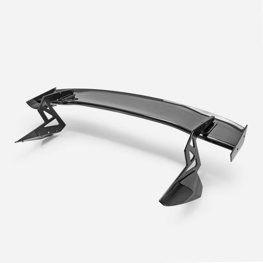 Honda Civic Type-R FK8 2017 2018 2019 2020 2021 & Civic 10th Gen FK7 2017 2018 2019 2020 2021 with Aftermarket Parts - SPN Style Rear GT Spoiler Carbon Fiber / FRP from EPR USA