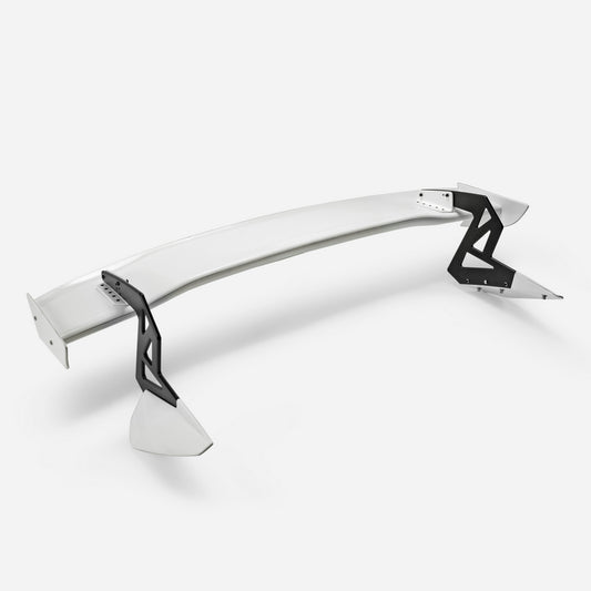 Honda Civic Type-R FK8 2017 2018 2019 2020 2021 & Civic 10th Gen FK7 2017 2018 2019 2020 2021 with Aftermarket Parts - SPN Style Rear GT Spoiler Carbon Fiber / FRP from EPR USA