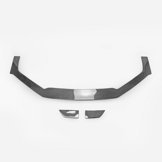 Honda Civic Type-R FK8 2017 2018 2019 2020 2021 with Aftermarket Parts - EPA Front Lip Extension Carbon Fiber / FRP from EPR USA