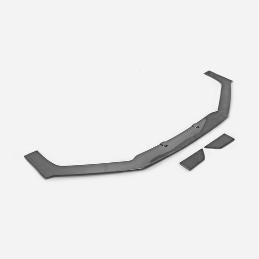 Honda Civic Type-R FK8 2017 2018 2019 2020 2021 with Aftermarket Parts - EPA Front Lip Extension Carbon Fiber / FRP from EPR USA