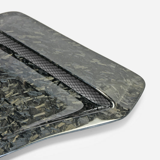 Honda Civic Type-R FK8 2017 2018 2019 2020 2021 with Aftermarket Parts - Rear Hood Vent Carbon Fiber from EPR USA