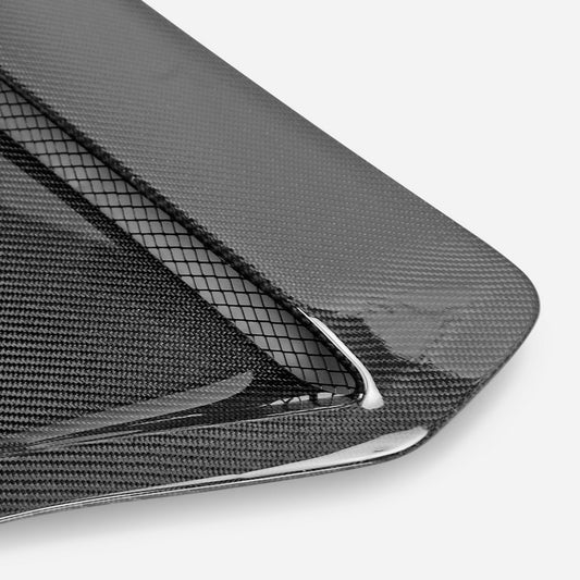 Honda Civic Type-R FK8 2017 2018 2019 2020 2021 with Aftermarket Parts - Rear Hood Vent Carbon Fiber from EPR USA