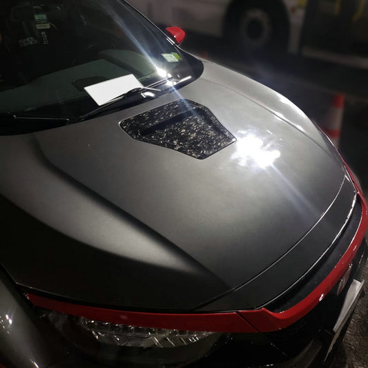 Honda Civic Type-R FK8 2017 2018 2019 2020 2021 with Aftermarket Parts - Rear Hood Vent Carbon Fiber from EPR USA