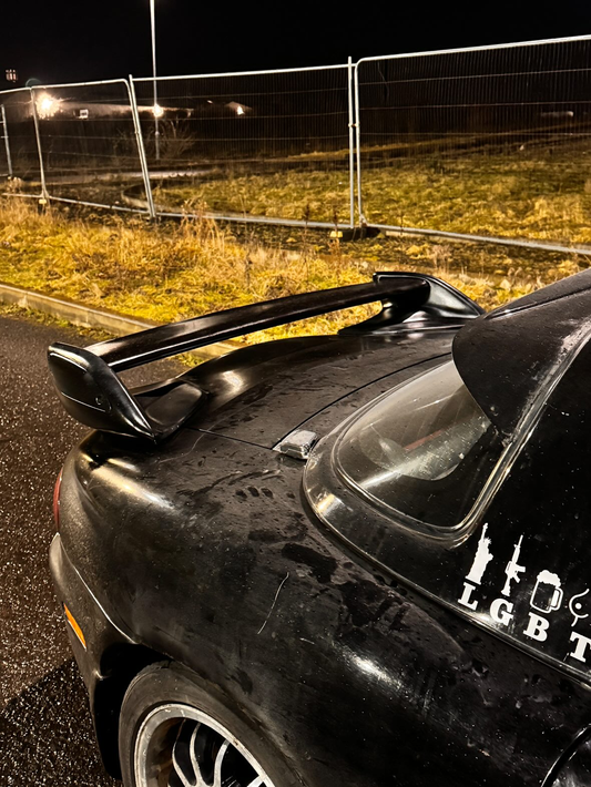 Mazda Miata MX-5 1.6L 1.8L NA6 NA8 1990 1991 1992 1993 1994 1995 1996 1997 with Aftermarket Parts - Rear Lip Spoiler Carbon Fiber / FRP from EPR USA