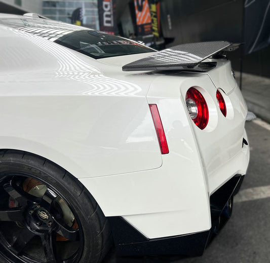 Nissan GTR R35 CBA DBA EBA Nismo 2008 2009 2010 2011 2012 2013 2014 2015 2016 2017 2018 2019 2020 2021 2022 2023 2024 with Aftermarket Parts - Rear Spoiler Carbon Fiber from EPR USA