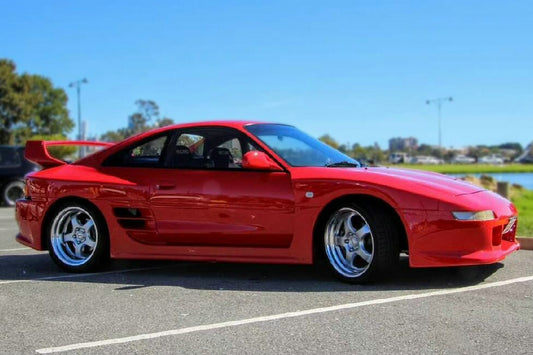 Toyota MR2 Base Turbo SW20 1991 1992 1993 with Aftermarket Parts - Side Skirts FRP or Carbon Paintable from EPR USA