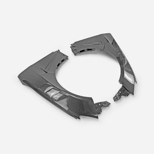 Subaru Toyota BRZ ZD8 2022 2023 2024 & GR86 ZN8 2022 2023 2024 with Aftermarket Parts - EPA2 Style Front Fender Carbon Fiber / FRP from EPR USA