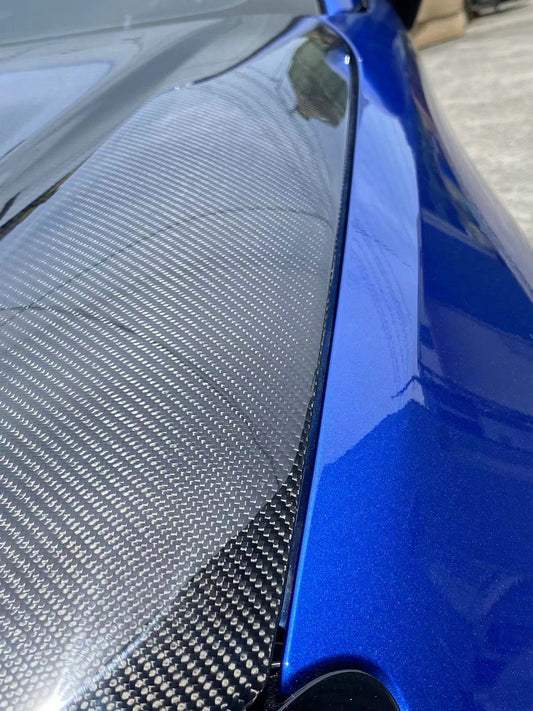 Subaru BRZ ZD8 2022 2023 2024 & Toyota GR86 ZN8 2022 2023 2024 with Aftermarket Parts - EPA1 Style Hood Carbon Fiber / FRP from EPR USA