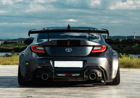 Subaru Toyota BRZ ZD8 2022 2023 2024 & GR86 ZN8 2022 2023 2024 with Aftermarket Parts - AD Style Rear Spoiler Carbon Fiber / FRP from EPR USA