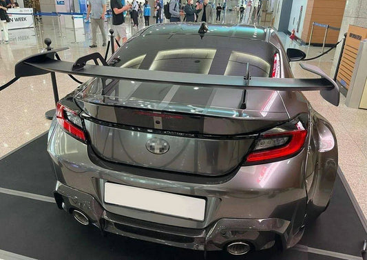 Subaru Toyota BRZ ZD8 2022 2023 2024 & GR86 ZN8 2022 2023 2024 with Aftermarket Parts - AD Style Rear Spoiler Carbon Fiber / FRP from EPR USA