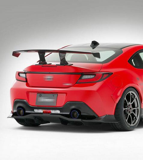 Subaru BRZ ZD8 2022 2023 2024 & Toyota GR86 ZN8 2022 2023 2024 with Aftermarket Parts - VRSA1 Style Rear Spoiler Pre-preg Carbon Fiber from EPR USA