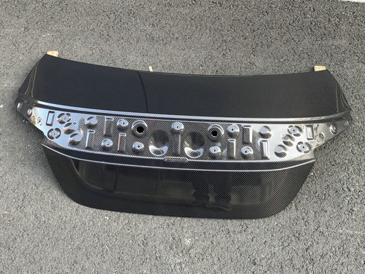 Subaru BRZ ZD8 2022 2023 2024 & Toyota GR86 ZN8 2022 2023 2024 with Aftermarket Parts - OEM Style Rear Trunk Carbon Fiber / FRP from EPR USA