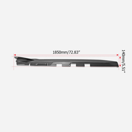 Subaru BRZ ZD8 2022 2023 2024 & Toyota GR86 ZN8 2022 2023 2024 with Aftermarket Parts - HT Style Side Skirts Carbon Fiber / FRP from EPR USA