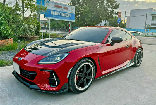 Subaru BRZ ZD8 2022 2023 2024 & Toyota GR86 ZN8 2022 2023 2024 with Aftermarket Parts - VRSA1 Style Side Skirts Carbon Fiber / FRP from EPR USA