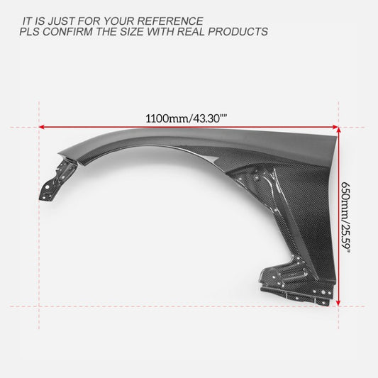 Subaru Toyota BRZ ZD8 2022 2023 2024 & GR86 ZN8 2022 2023 2024 with Aftermarket Parts - OEM Style Front Fender Carbon Fiber / FRP from EPR USA