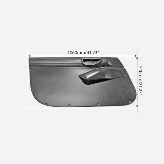 Subaru Toyota BRZ ZD8 2022 2023 2024 & GR86 ZN8 2022 2023 2024 with Aftermarket Parts - Track Use Inner Door Card Carbon Fiber from EPR USA