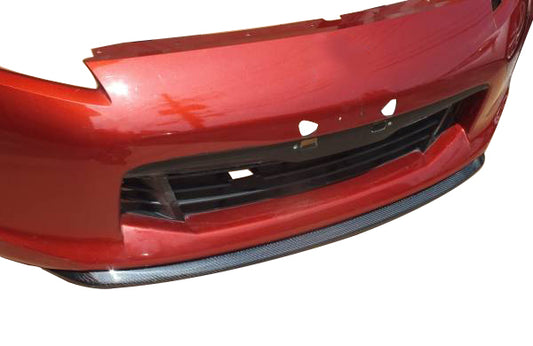 Nissan 370Z Sport Touring Base Fairlady Z Z34 Facelift 2012 2013 2014 2015 2016 2017 2018 2019 2020 with Aftermarket Parts - TK Style Front Lip Carbon Fiber / FRP from EPR USA