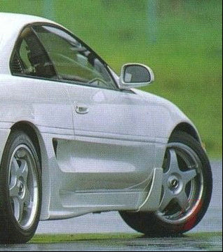Toyota MR2 Base Turbo SW20 1991 1992 1993 with Aftermarket Parts - TMS Style Side Skirts FRP from EPR USA