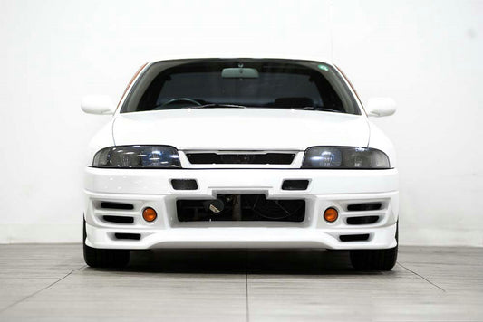 Nissan R33 Skyline GTST Series 1 1993 1994 1995 1996 with Aftermarket Parts - TRIAL Style Front Bumper Carbon Fiber / FRP from EPR USA