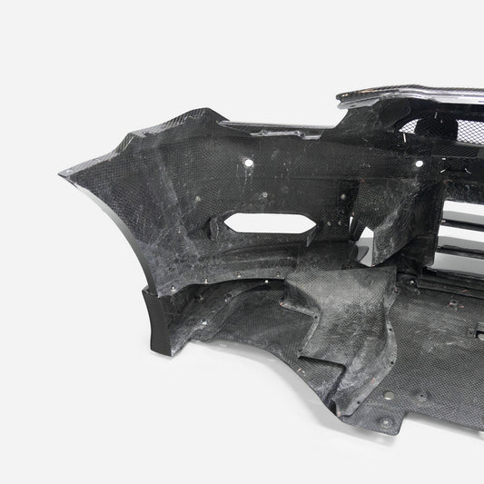Nissan GTR R35 CBA DBA EBA 2008 2009 2010 2011 2012 2013 2014 2015 2016 2017 2018 2019 2020 2021 2022 2023 2024 (for installation on 2008 2009 2010 2011 2012 2013 2014 2015 2016 vehicles, 2017 2018 2019 2020 2021 2022 2023 2024 hood is recommended) with Aftermarket Parts - TS Style Front Bumper Dry Pre-preg Carbon Fiber from EPR USA