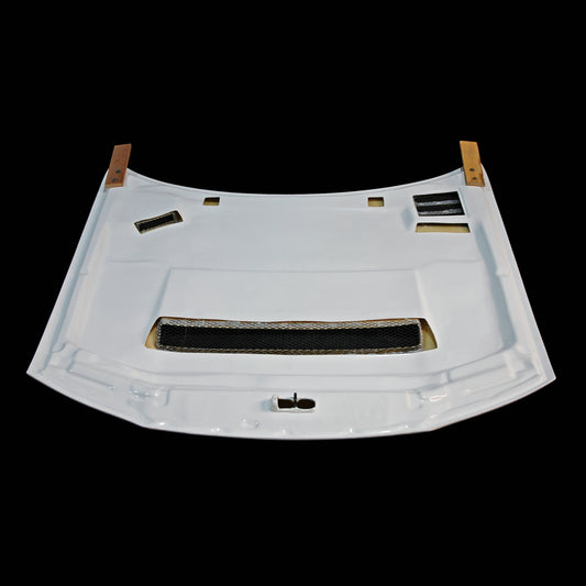 Nissan R33 Skyline GTR 1995 1996 1997 1998 with Aftermarket Parts - TS Style Hood Carbon Fiber / FRP from EPR USA