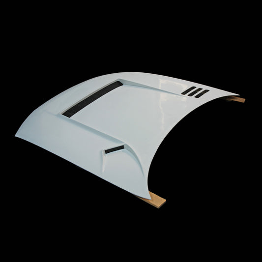 Nissan R33 Skyline GTR 1995 1996 1997 1998 with Aftermarket Parts - TS Style Hood Carbon Fiber / FRP from EPR USA