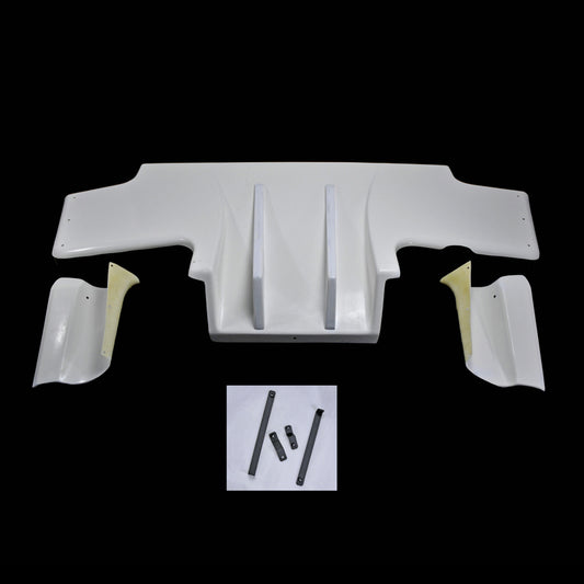 Nissan R32 Skyline GTR 1989 1990 1991 1992 1993 1994 & R32 Skyline GTS 1989 1990 1991 1992 1993 1994 with Aftermarket Parts - TS V2 Style Rear Diffuser Carbon Fiber / FRP from EPR USA