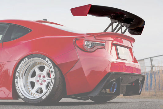 Toyota GT86 86 TRD GT SE Base 2017 2018 2019 2020 & Scion FR-S FRS 2013 2014 2015 2016 & Subaru BRZ TS Limited Premium 2013 2014 2015 2016 2017 2018 2019 2020 with Aftermarket Parts - VTX2 Style Rear Spoiler Carbon Fiber / FRP from EPR USA