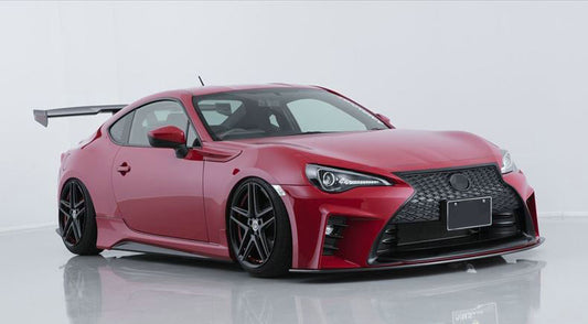 Toyota GT86 86 TRD GT SE Base 2017 2018 2019 2020 & Scion FR-S FRS 2013 2014 2015 2016 & Subaru BRZ TS Limited Premium 2013 2014 2015 2016 2017 2018 2019 2020 with Aftermarket Parts - Lexus Style Front Bumper & Lip FRP from EPR USA