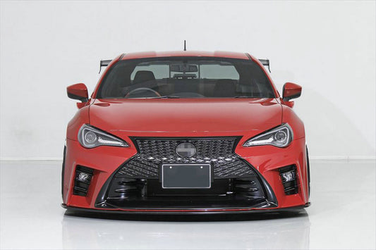 Toyota GT86 86 TRD GT SE Base 2017 2018 2019 2020 & Scion FR-S FRS 2013 2014 2015 2016 & Subaru BRZ TS Limited Premium 2013 2014 2015 2016 2017 2018 2019 2020 with Aftermarket Parts - Lexus Style Front Bumper & Lip FRP from EPR USA