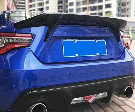 Toyota GT86 86 TRD GT SE Base 2017 2018 2019 2020 & Scion FR-S FRS 2013 2014 2015 2016 & Subaru BRZ TS Limited Premium 2013 2014 2015 2016 2017 2018 2019 2020 with Aftermarket Parts - AB Style Rear Spoiler Carbon Fiber FRP from EPR USA