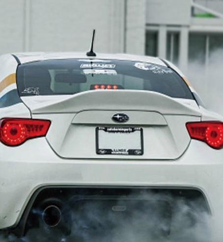 Toyota GT86 86 TRD GT SE Base 2017 2018 2019 2020 & Scion FR-S FRS 2013 2014 2015 2016 & Subaru BRZ TS Limited Premium 2013 2014 2015 2016 2017 2018 2019 2020 with Aftermarket Parts - LEG Style Rear Spoiler Carbon Fiber FRP from EPR USA