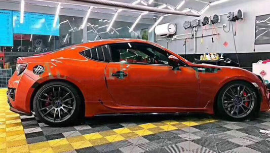Toyota Scion Subaru GT86 86 TRD GT SE Base 2017 2018 2019 2020 & Scion FR-S FRS 2013 2014 2015 2016 & BRZ TS Limited Premium 2013 2014 2015 2016 2017 2018 2019 2020 with Aftermarket Parts - S Style Rear Window Louver Carbon Fiber / FRP from EPR USA
