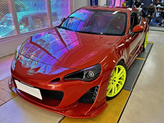 Toyota Scion Subaru GT86 86 TRD GT SE Base 2017 2018 2019 2020 & Scion FR-S FRS 2013 2014 2015 2016 & BRZ TS Limited Premium 2013 2014 2015 2016 2017 2018 2019 2020 with Aftermarket Parts - Stance Workz Vented Headlight (LHD) Carbon Fiber / FRP from EPR USA