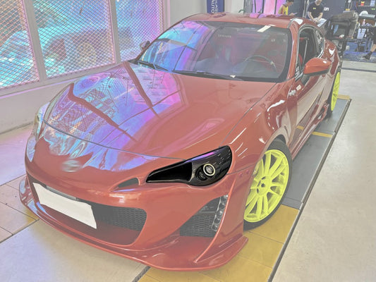 Toyota Scion Subaru GT86 86 TRD GT SE Base 2017 2018 2019 2020 & Scion FR-S FRS 2013 2014 2015 2016 & BRZ TS Limited Premium 2013 2014 2015 2016 2017 2018 2019 2020 with Aftermarket Parts - Stance Workz Vented Headlight (LHD) Carbon Fiber / FRP from EPR USA