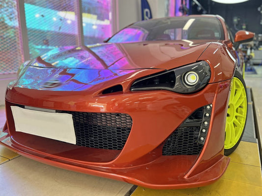 Toyota Scion Subaru GT86 86 TRD GT SE Base 2017 2018 2019 2020 & Scion FR-S FRS 2013 2014 2015 2016 & BRZ TS Limited Premium 2013 2014 2015 2016 2017 2018 2019 2020 with Aftermarket Parts - Stance Workz Vented Headlight (LHD) Carbon Fiber / FRP from EPR USA