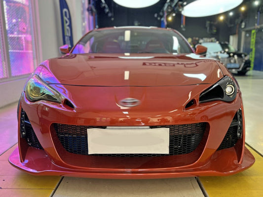 Toyota Scion Subaru GT86 86 TRD GT SE Base 2017 2018 2019 2020 & Scion FR-S FRS 2013 2014 2015 2016 & BRZ TS Limited Premium 2013 2014 2015 2016 2017 2018 2019 2020 with Aftermarket Parts - Stance Workz Vented Headlight (LHD) Carbon Fiber / FRP from EPR USA