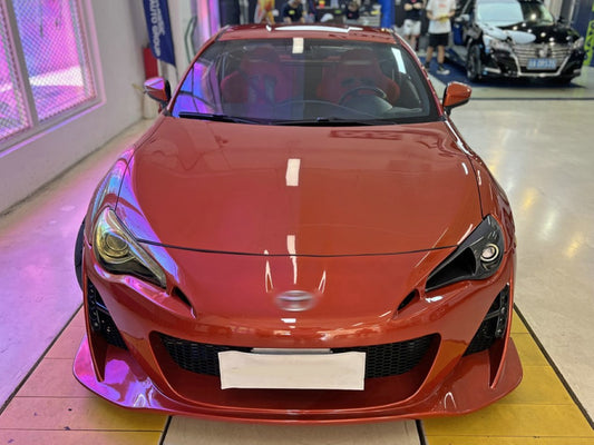 Toyota Scion Subaru GT86 86 TRD GT SE Base 2017 2018 2019 2020 & Scion FR-S FRS 2013 2014 2015 2016 & BRZ TS Limited Premium 2013 2014 2015 2016 2017 2018 2019 2020 with Aftermarket Parts - Stance Workz Vented Headlight (LHD) Carbon Fiber / FRP from EPR USA