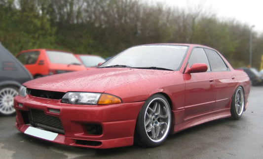 Nissan R32 Skyline 4 Door 1989 1990 1991 1992 1993 1994 with Aftermarket Parts - VX Style Side Skirts Carbon Fiber / FRP from EPR USA