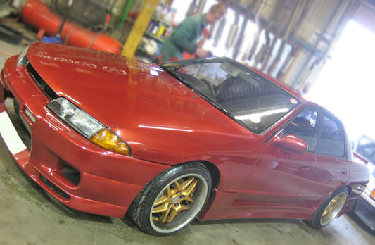 Nissan R32 Skyline 4 Door 1989 1990 1991 1992 1993 1994 with Aftermarket Parts - VX Style Side Skirts Carbon Fiber / FRP from EPR USA