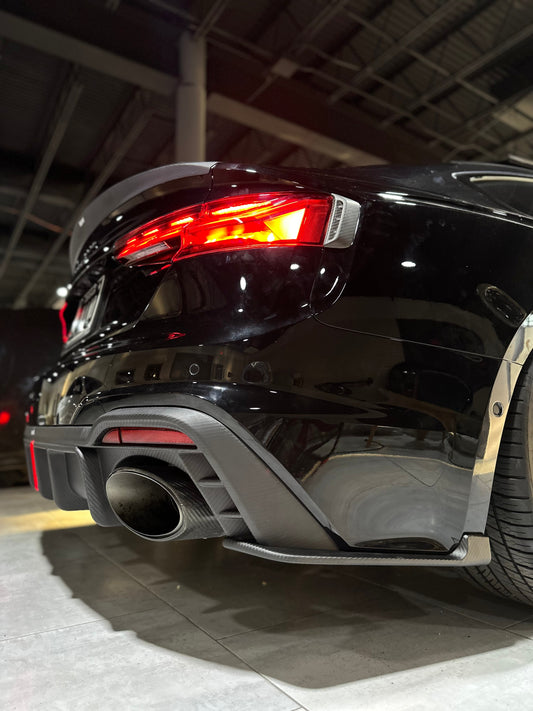 Karbel Carbon V1 Rear Lip Spoiler for Audi RS5 S5 A5 B9 B9.5 2017-Early 2025 Sedan Sportback Dry Pre-preg Carbon Fiber