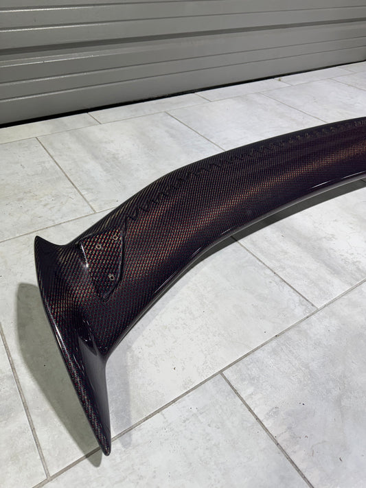 Honda Civic Type-R FL5 2023 2024 with Aftermarket Parts - Modulo Style Rear Spoiler Carbon Fiber from EPR USA