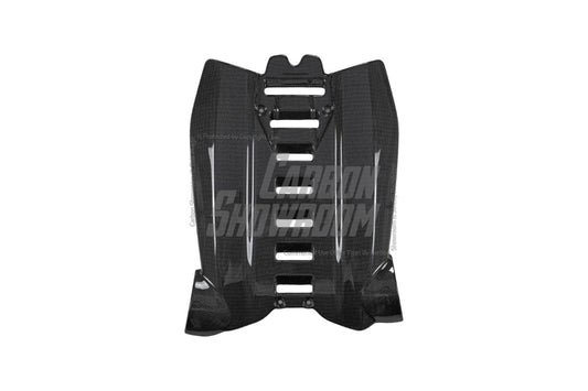 Ferrari 488 GTB & Spider 2016 2017 2018 2019 2020 with Aftermarket Parts - OEM 1:1 Style Engine Cover Dry Pre-preg Carbon Fiber from Aero Republic