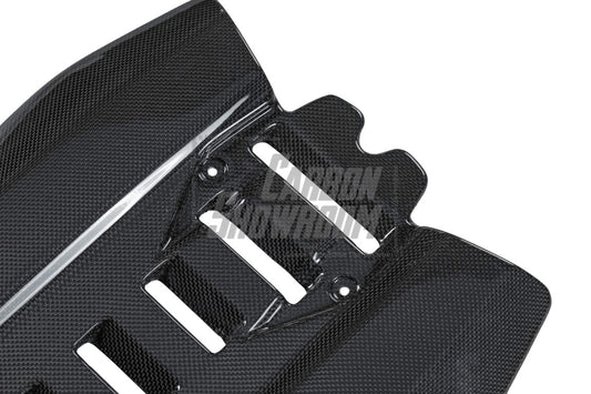 Ferrari 488 GTB & Spider 2016 2017 2018 2019 2020 with Aftermarket Parts - OEM 1:1 Style Engine Cover Dry Pre-preg Carbon Fiber from Aero Republic