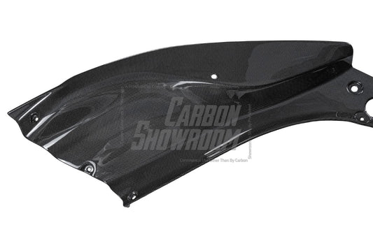 Ferrari 488 GTB & Spider 2016 2017 2018 2019 2020 with Aftermarket Parts - OEM 1:1 Style Replacement Front Trunk Side Panels Dry Pre-preg Carbon Fiber from Aero Republic